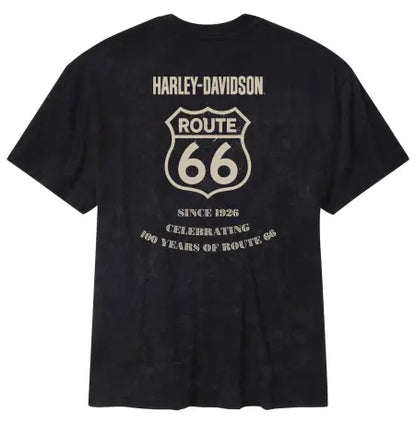 T-shirt a maniche corte da uomo HD Route 66 Anniversary