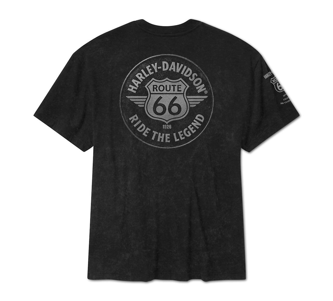 Maglietta a maniche corte da uomo H-D Route 66 Legendary