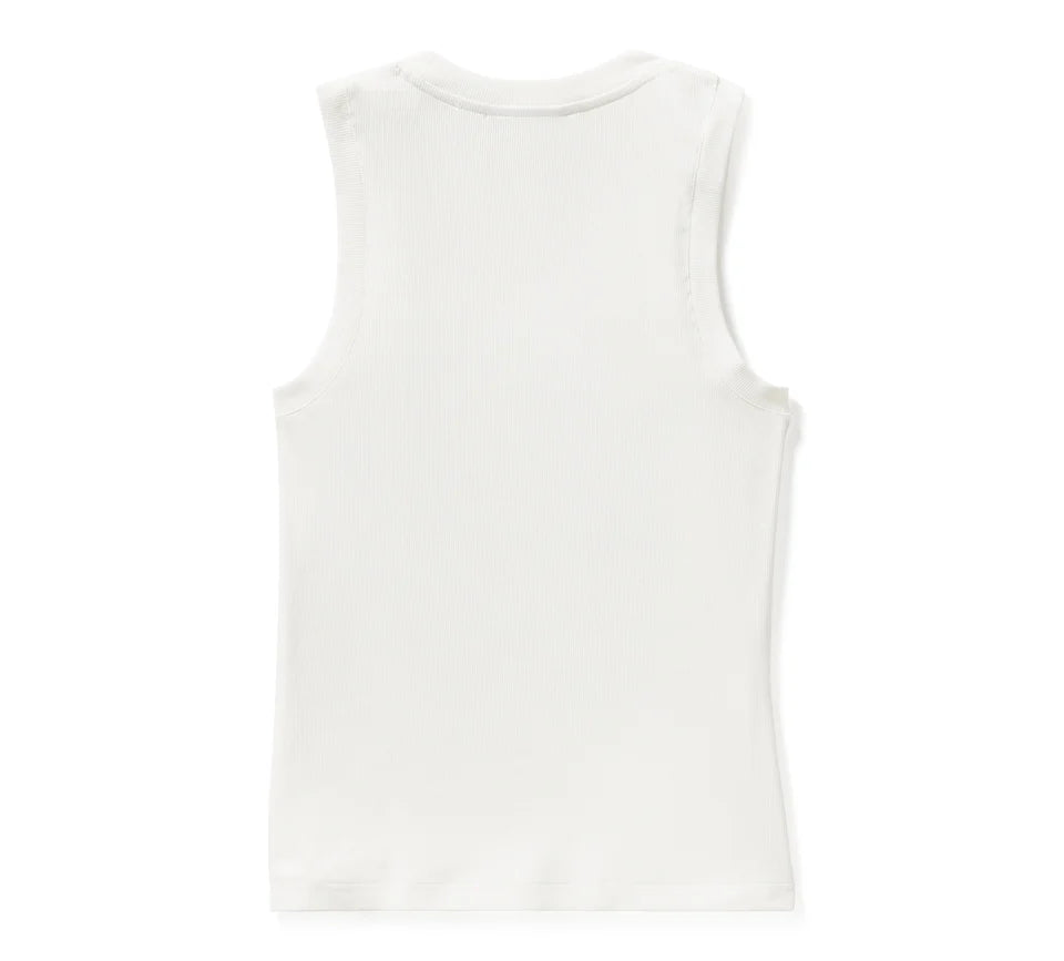 Canotta a coste Serpent Rose Bling - Cloud Dancer