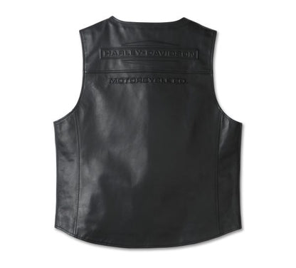 Gilet in pelle City Limits nero