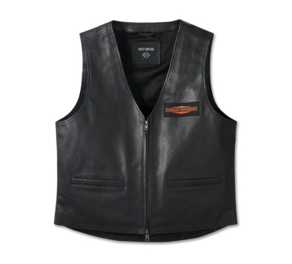 Gilet in pelle City Limits nero