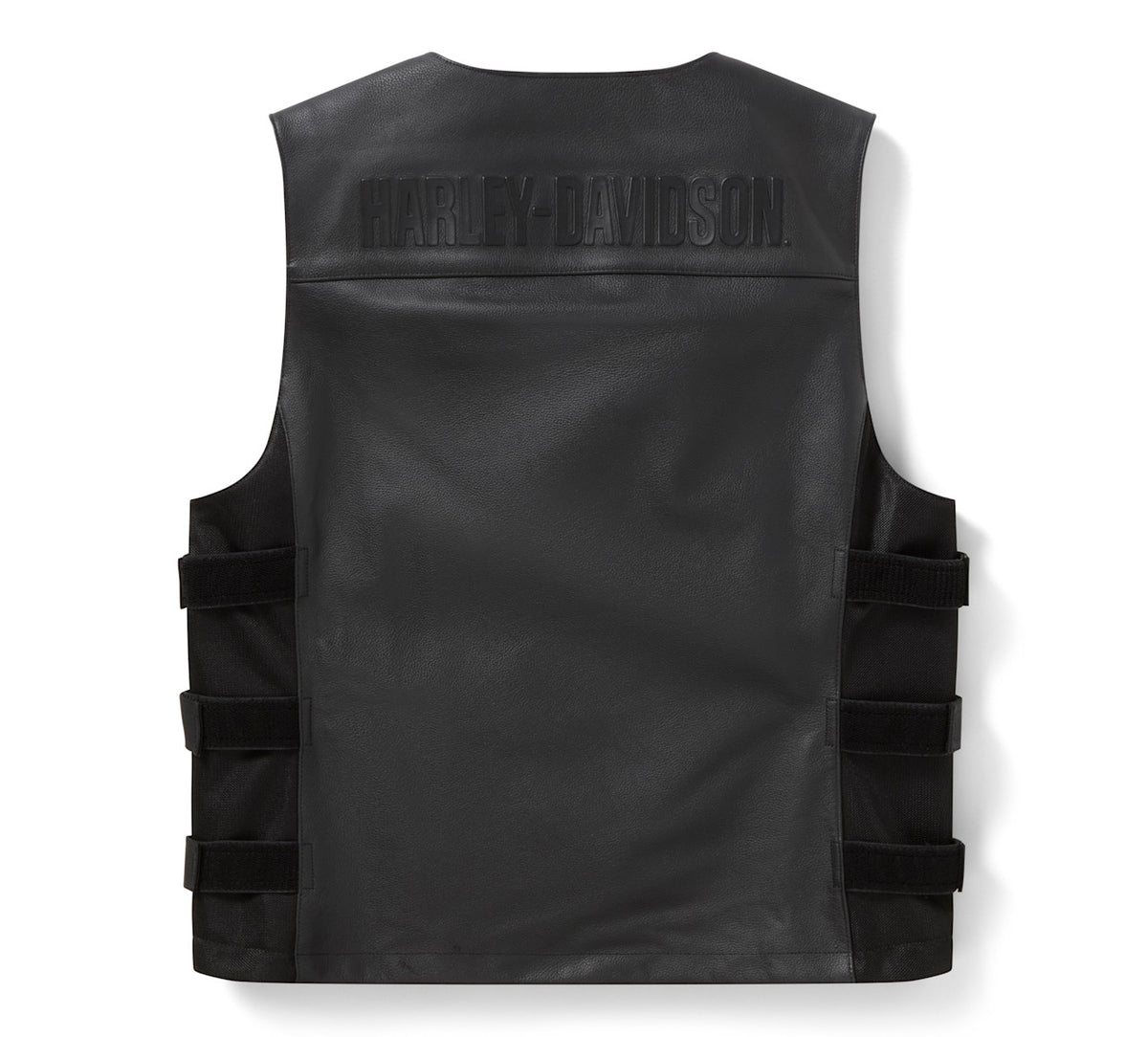 Gilet tattico in pelle da uomo