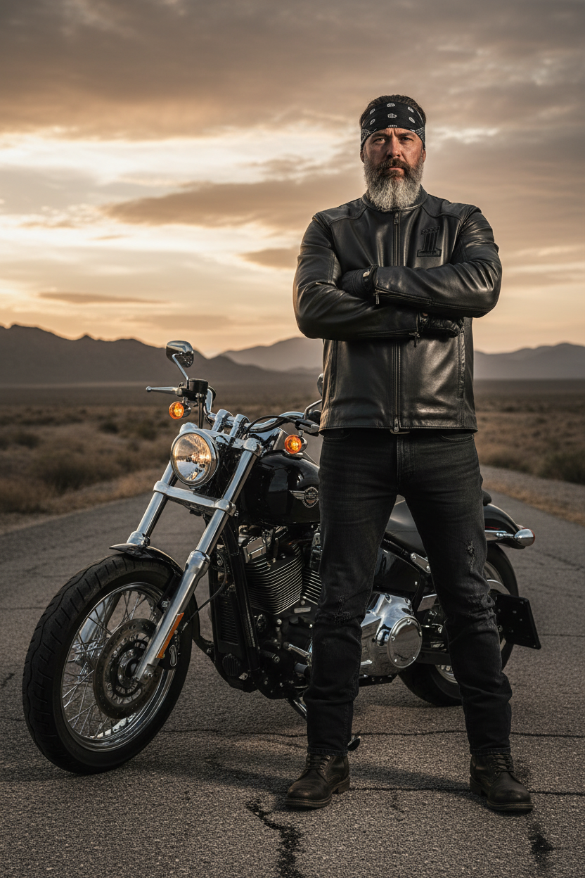 HARLEY DAVIDSON Giacca di pelle Murray da uomo
