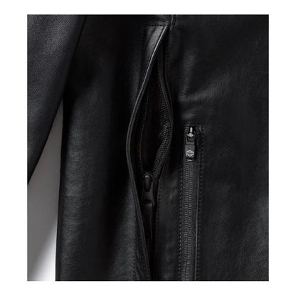 Giacca da moto in pelle H-D Trenton da uomo