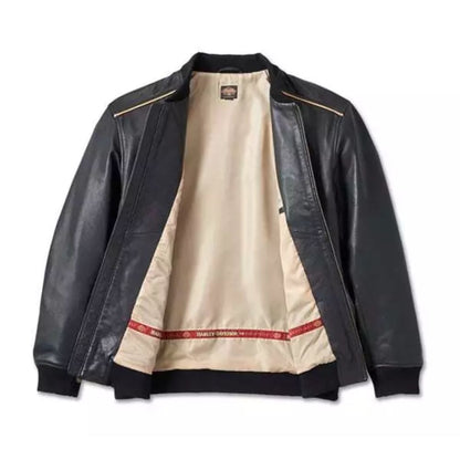 Bomber in pelle 120th Anniversary da uomo