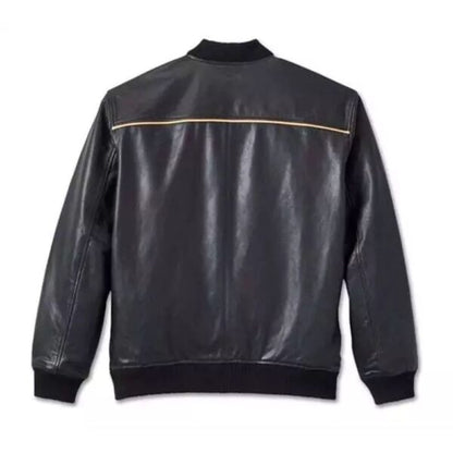 Bomber in pelle 120th Anniversary da uomo