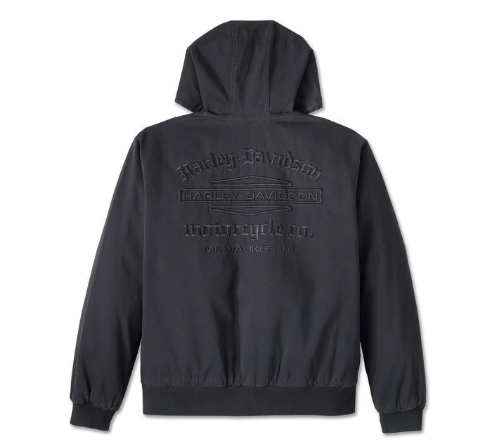 Giacca con cappuccio Bar & Shield Workwear - Harley Black