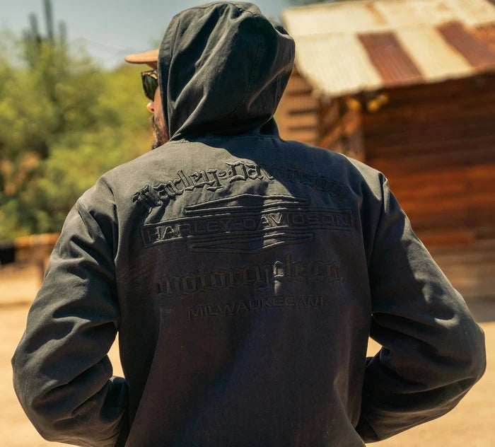 Giacca con cappuccio Bar & Shield Workwear - Harley Black