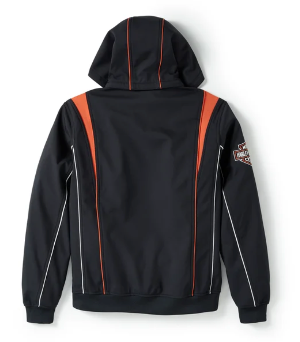 Giacca Idrorepellente Softshell Harley Black