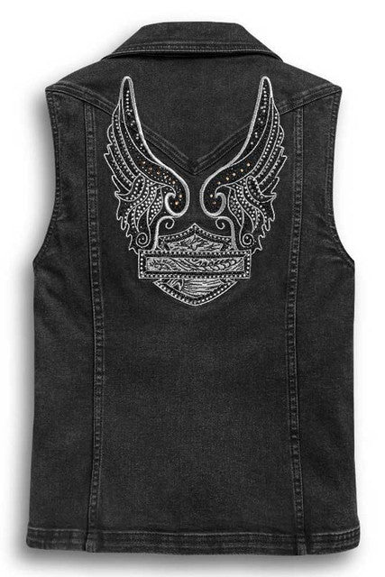 Gilet da donna Winged Logo Zip Front Vest
