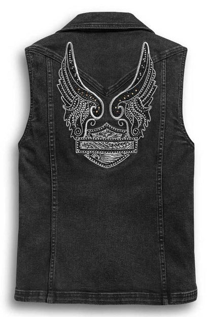 Gilet da donna Winged Logo Zip Front Vest