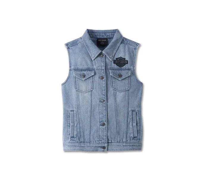 Gilet Denim Kickstart 3 in 1 con felpa