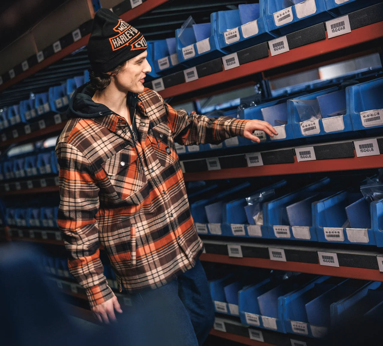 Beanie Bar & Shield Oversized