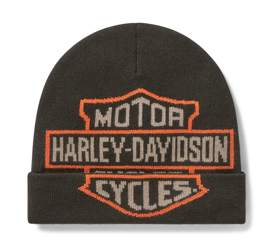 Beanie Bar & Shield Oversized