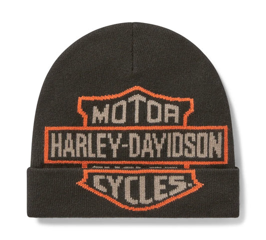 Beanie Bar & Shield Oversized