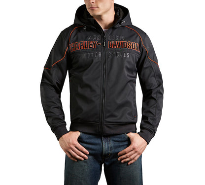 Giacca Harley-Davidson® Men's Idy ll Windproof Soft Shell Jacket Black