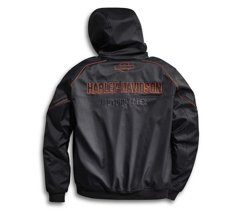 Giacca Harley-Davidson® Men's Idy ll Windproof Soft Shell Jacket Black