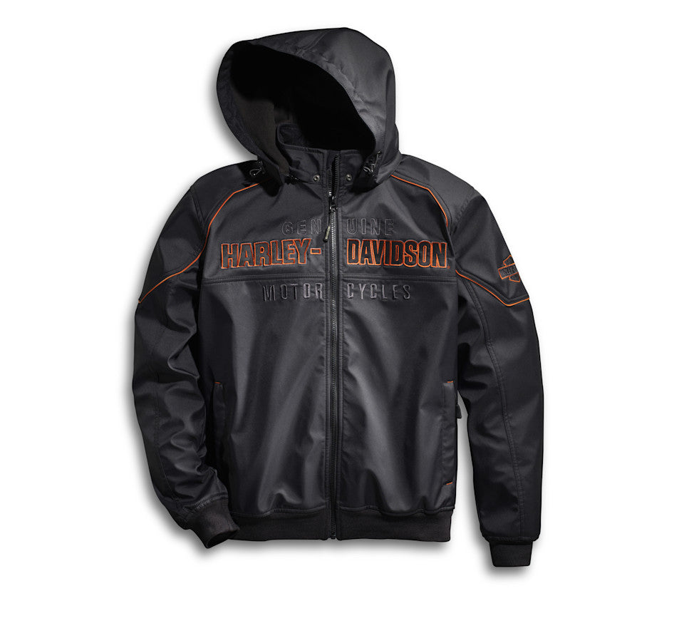 Giacca Harley-Davidson® Men's Idy ll Windproof Soft Shell Jacket Black