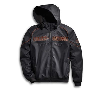 Giacca Harley-Davidson® Men's Idy ll Windproof Soft Shell Jacket Black