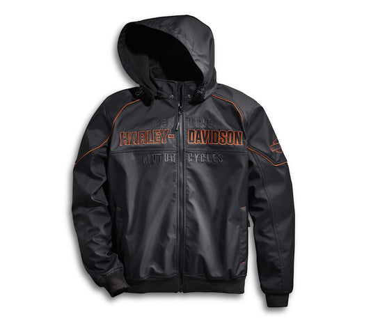 Giacca Harley-Davidson® Men's Idy ll Windproof Soft Shell Jacket Black