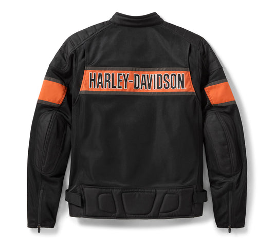Giacca da moto da uomo HD Trenton in rete Colorblock