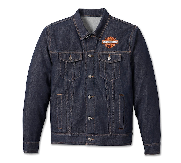 Giacca in Denim da uomo Dark Blue