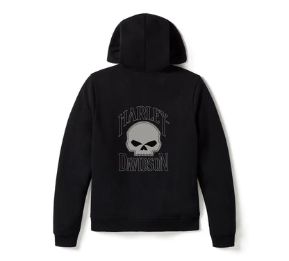 FELPA CON CAPPUCCIO WILLIE G™ SKULL FULL ZIP