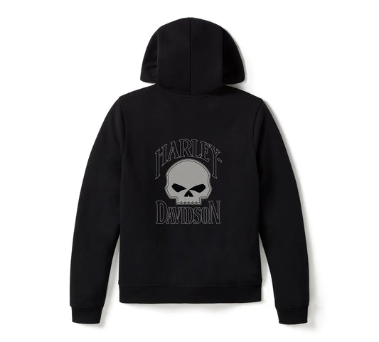 FELPA CON CAPPUCCIO WILLIE G™ SKULL FULL ZIP