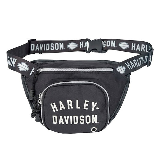 Harley-Davidson® Marsupio Unisex Deluxe in nylon con cintura regolabile