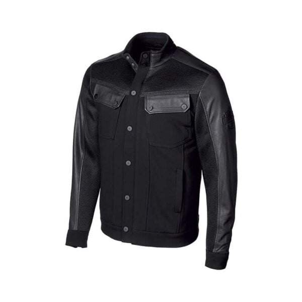 Giacca casual slim fit in tessuto misto HD® Moto da uomo