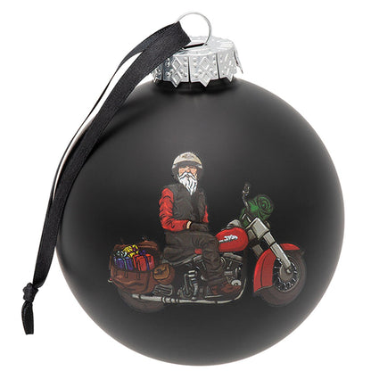Decorazione per albero di Natale Biker Santa HD