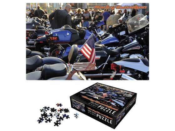Harley-Davidson Puzzle "American Flag"