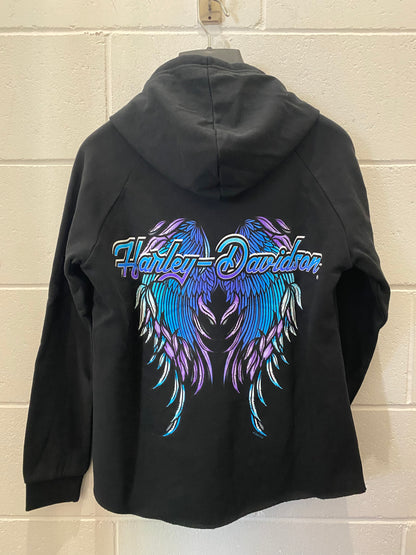 Felpa con cappuccio H-D Torino Dragon Wings da donna