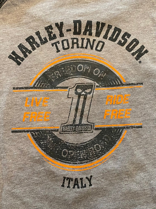 Maglia manica lunga H-D Torino Affluent Raglan da donna