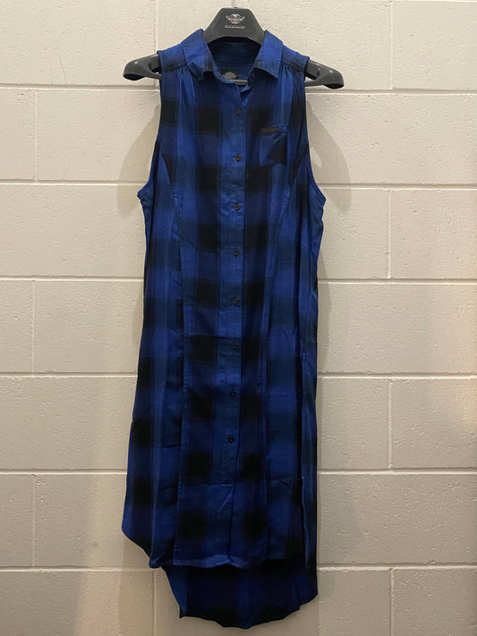 Camicia lunga a quadri Plaid Shirt