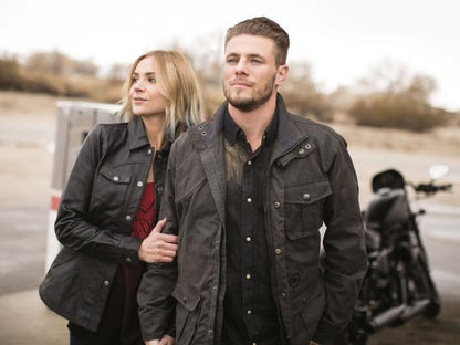 Giacca Chase Waxed Field da uomo