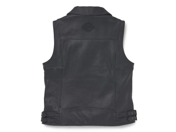 Gilet Harley-Davidson® in pelle Layton da uomo