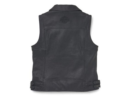 Gilet Harley-Davidson® in pelle Layton da uomo