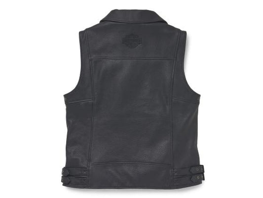 Gilet Harley-Davidson® in pelle Layton da uomo