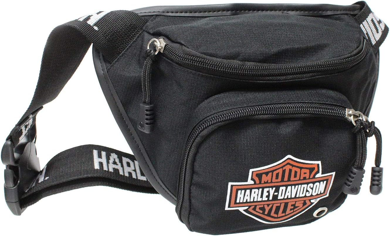 Harley-Davidson® Marsupio Unisex Bar & Shield in nylon con cintura regolabile