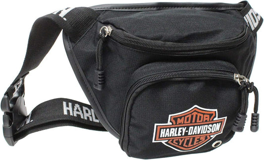 Harley-Davidson® Marsupio Unisex Bar & Shield in nylon con cintura regolabile