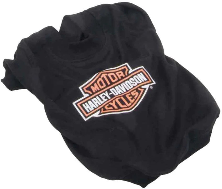 Harley-Davidson® Pet Dog Black T-Shirt w/ Bar & Shield on Back