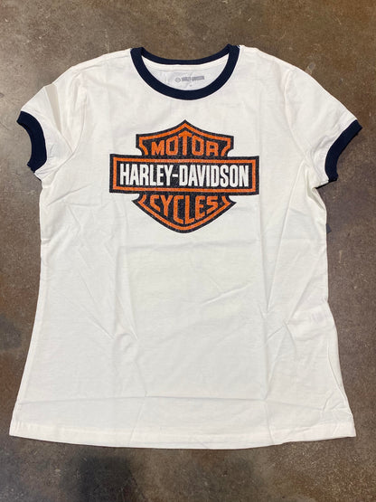 T-shirt Cloud Dancer Bar & Shield