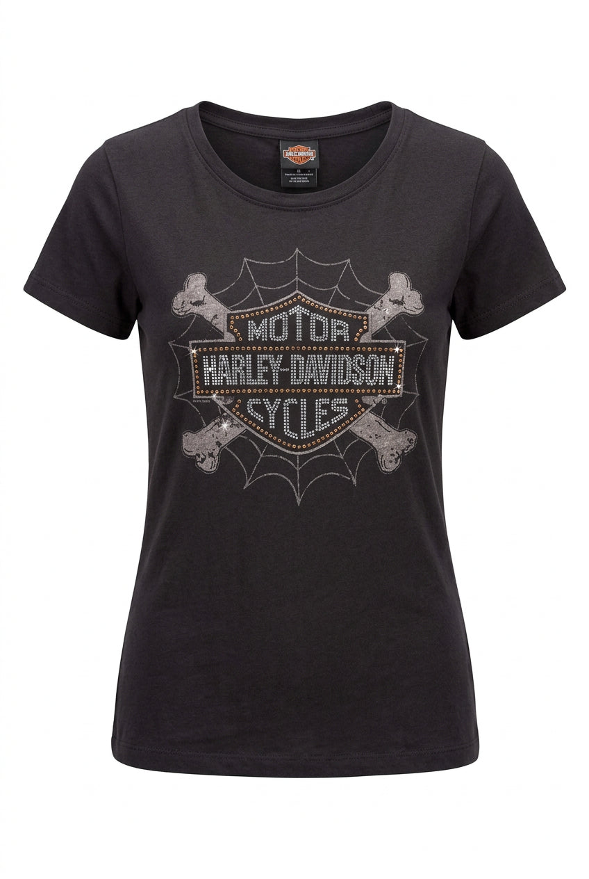 T-Shirt H-D Web'n Bones