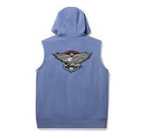 Felpa con cappuccio smanicata Liberty Eagle da uomo