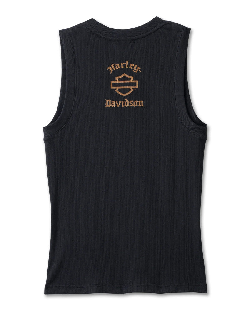 Canotta Harley-Davidson® Old English da Donna