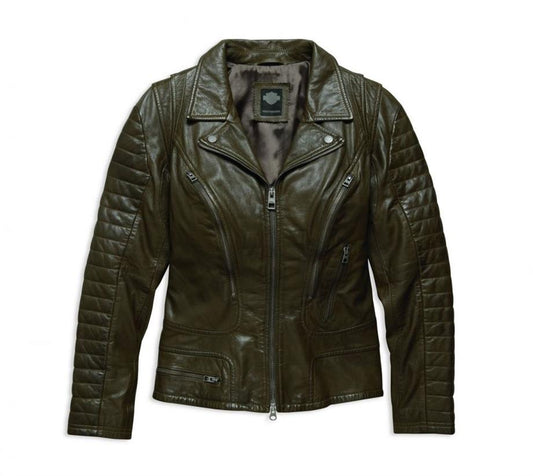 Giacca in pelle Washed Goatskin