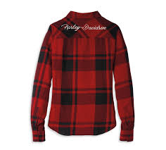 Camicia a quadri con tasca Dark Red Plaid