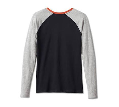 Maglietta raglan a maniche lunghe da donna Harley-Davidson® First-Class