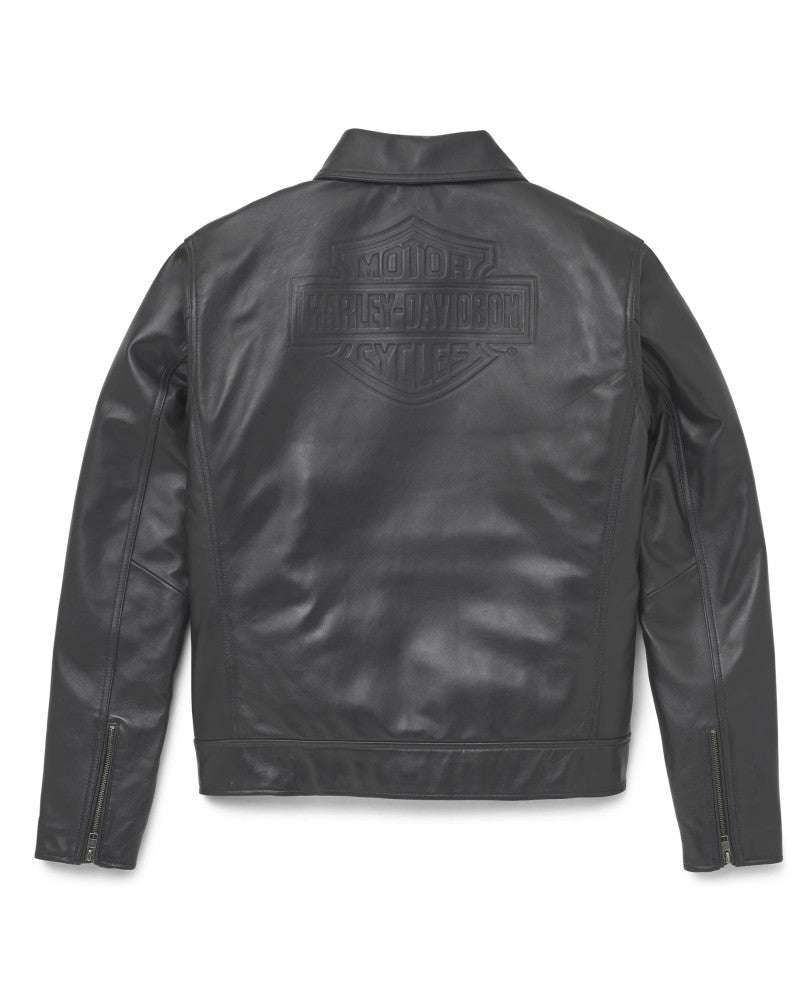 Giacca Harley-Davidson® Men's Lisbon Debossed Leather Jacket